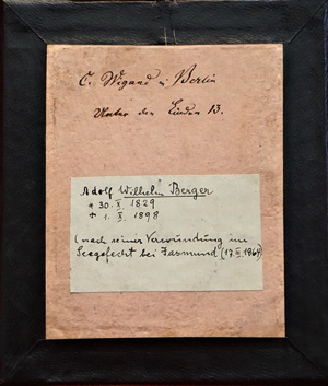 Los 4074 - Naval History - Portrait of Adolph Wilhelm Berger - 1 - thumb