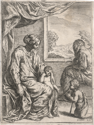 Lot 5214, Auction  126, Ridolfi, Carlo, Die Hl. Familie mit dem Johannesknaben