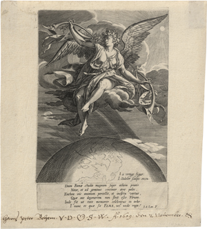 Lot 5225, Auction  126, Sadeler I, Johannes, Allegorie der Fama