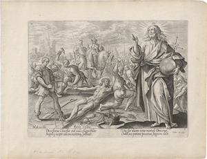 Lot 5257, Auction  126, Vos, Maarten de - nach, Christus, hl. Paulus und die Martyrien der zwölf Apostel