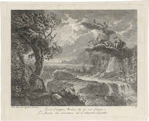 Los 5283 - Dies, Albert Christoph - Die beiden Landschaften mit Armida und Medea in den Lüften - 1 - thumb