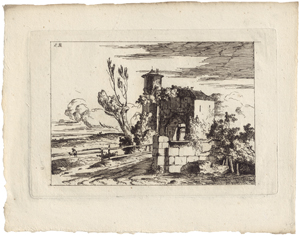 Lot 5308, Auction  126, Moreau l'aîné, Louis-Gabriel, Zwei Landschaften