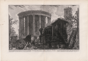 Los 5323 - Piranesi, Giovanni Battista - Veduta del tempio della Sibilla in Tivoli - 0 - thumb