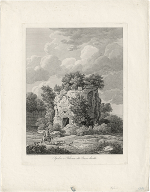 Lot 5406, Auction  126, Reinhart, Johann Christian, Sepolcro a Falerium