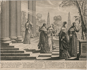 Lot 5509, Auction  126, Bosse, Abraham, Les vierges sages et les vierges folles