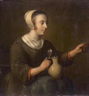 Los 6024 - Metsu, Gabriel - Schule - Junge Frau mit Wasserkrug - 0 - thumb