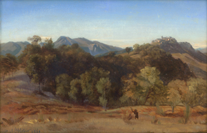 Lot 6084, Auction  126, Hoffmann, Josef, Blick über die Berge bei Olevano