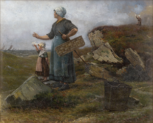 Lot 6155, Auction  126, Flecken, Otto, Abschied am Meer