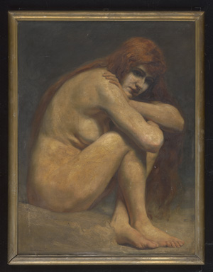 Los 6187 - Paczka, Ferenc - Sinnender Frauenakt - 1 - thumb