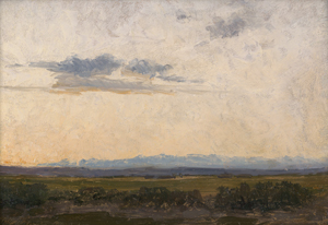 Lot 6209, Auction  126, Mishel, Paul, Landschaft bei Gdingen (Gdynia) in Ostpreußen