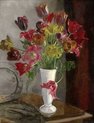 Lot 6225, Auction  126, Frank, Hans, Interieur mit Tulpenbouquet