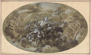 Los 6582 - Italienisch - 18. Jh. Die Himmelfahrt der hl. Katharina - 0 - thumb