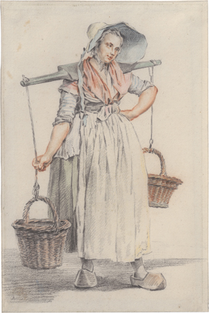 Lot 6606, Auction  126, Perkois, Jacobus, Eine Korbträgerin