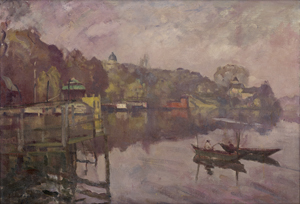 Lot 7030, Auction  126, Hübner, Ulrich, Griebnitzsee mit Blick in Richtung Kaiserstraße