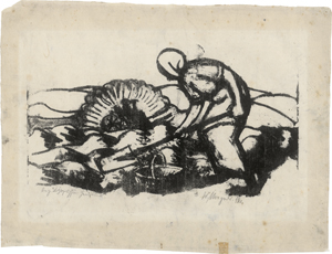 Lot 7045, Auction  126, Morgner, Wilhelm, Kartoffelernte