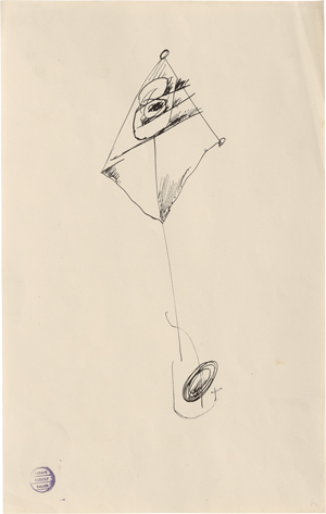 Lot 8028, Auction  126, Bauer, Rudolf, Ohne Titel (Drachen)