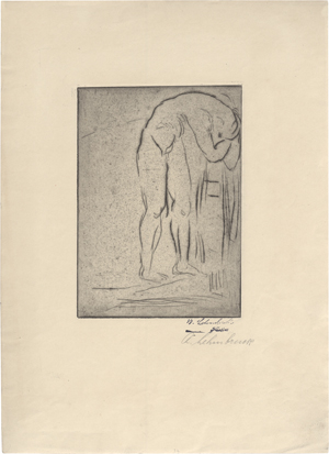 Lot 8159, Auction  126, Lehmbruck, Wilhelm, Mann mit Stab