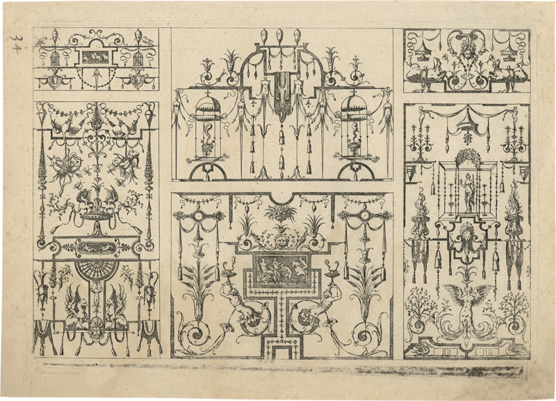 Lot 5008, Auction  126, Androuet du Cerceau, Jacques, Livre de Grotestques