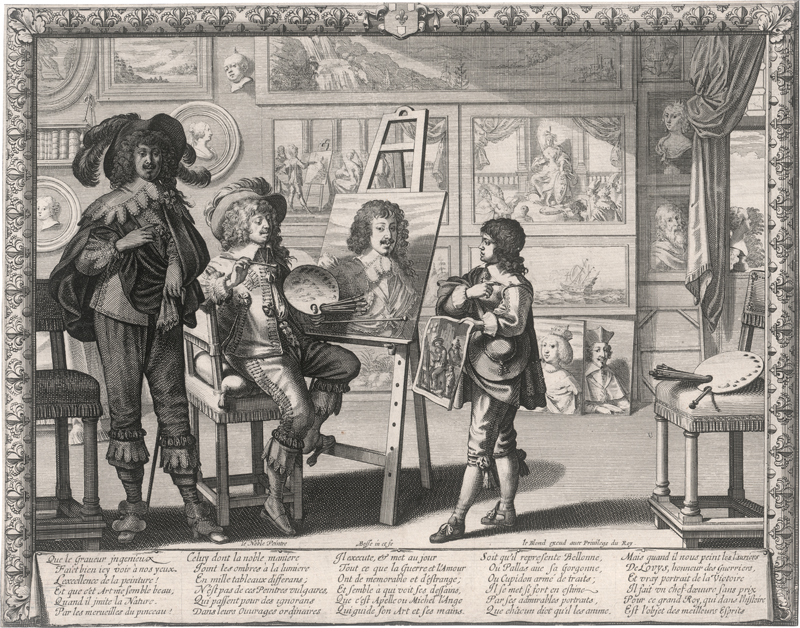 Lot 5032, Auction 126, Bosse, Abraham, Le noble peintre - Der Maler in seinem Atelier