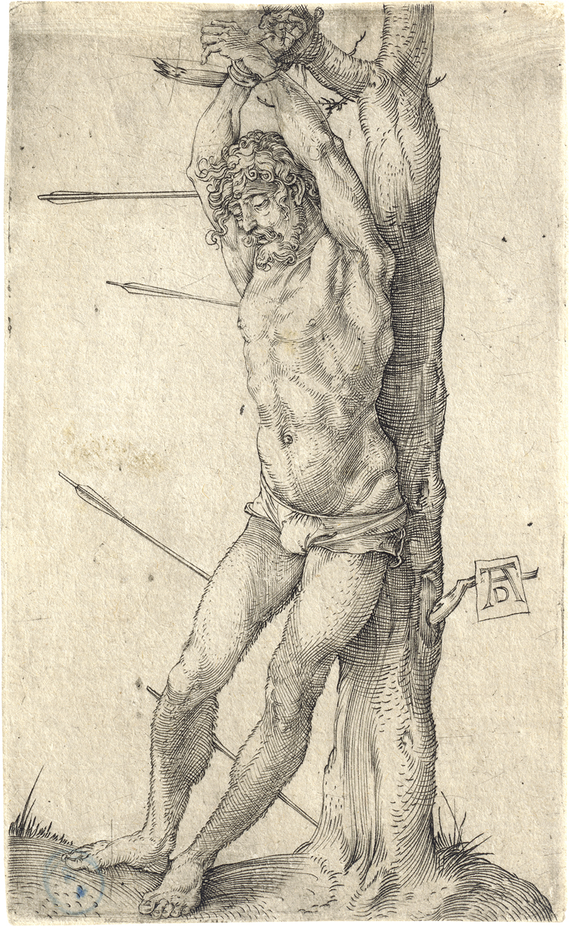 Lot 5080, Auction  126, Dürer, Albrecht, Der hl. Sebastian am Baume