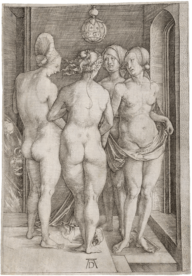 Lot 5082, Auction 126, Dürer, Albrecht, Die vier Hexen