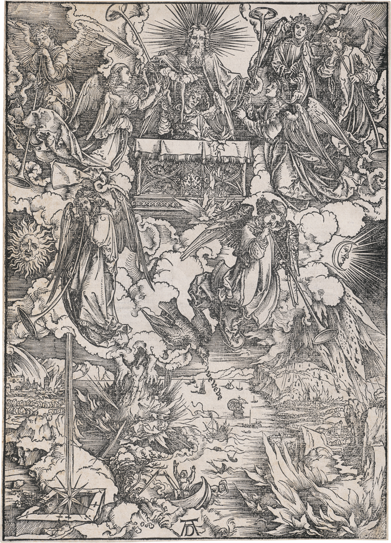 Lot 5098, Auction 126, Dürer, Albrecht, Die sieben Posaunenengel