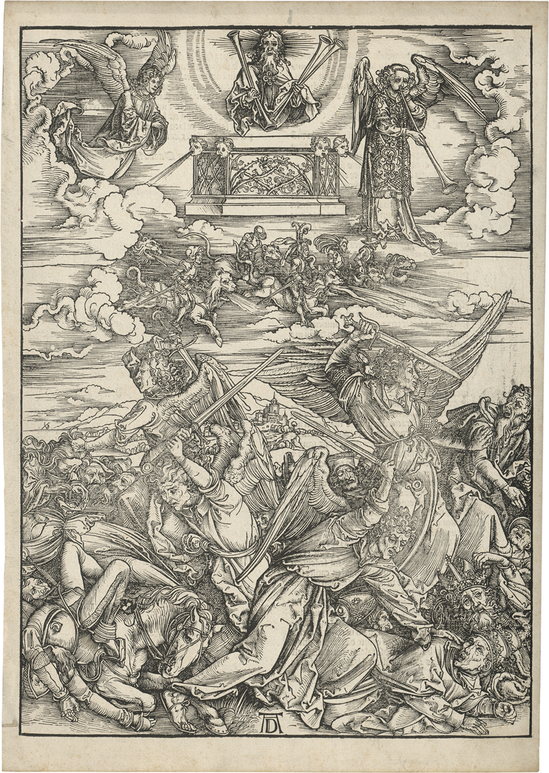Lot 5099, Auction 126, Dürer, Albrecht, Der Engelkampf