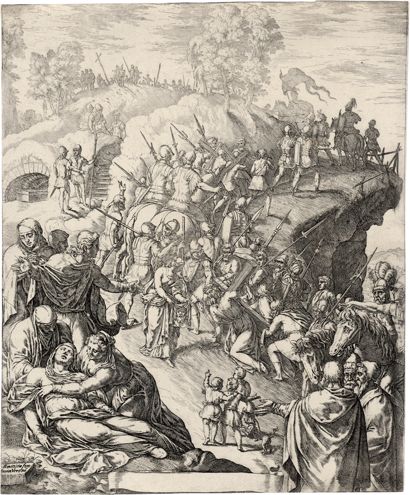 Lot 5119, Auction  126, Fontana, Giovanni Battista, Die Kreuztragung