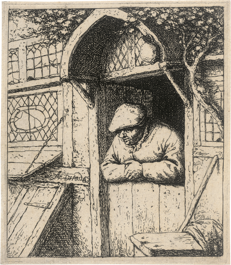 Lot 5180, Auction 126, Ostade, Adriaen van, Der Bauer in der Haustür
