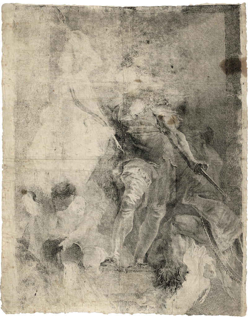 Lot 5305, Auction 126, Maulbertsch, Franz Anton, Der hl. Florian als Krieger mit der Palme