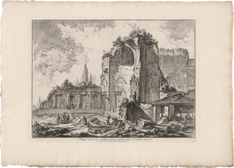 Lot 5320, Auction 126, Piranesi, Giovanni Battista, Tempj del Sole e della Luna