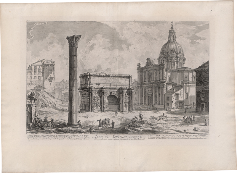 Lot 5322, Auction 126, Piranesi, Giovanni Battista, Arco di Settimo Severo