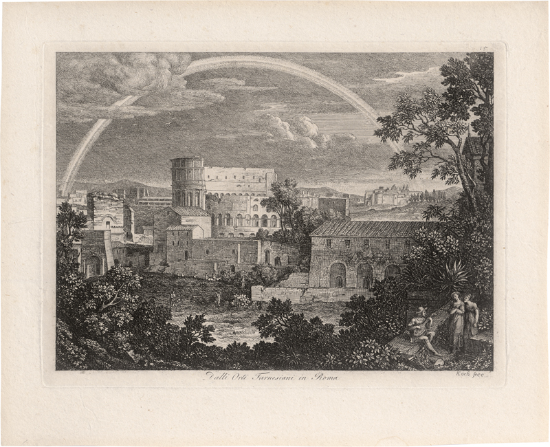 Lot 5389, Auction  126, Koch, Joseph Anton, Römische Ansichten