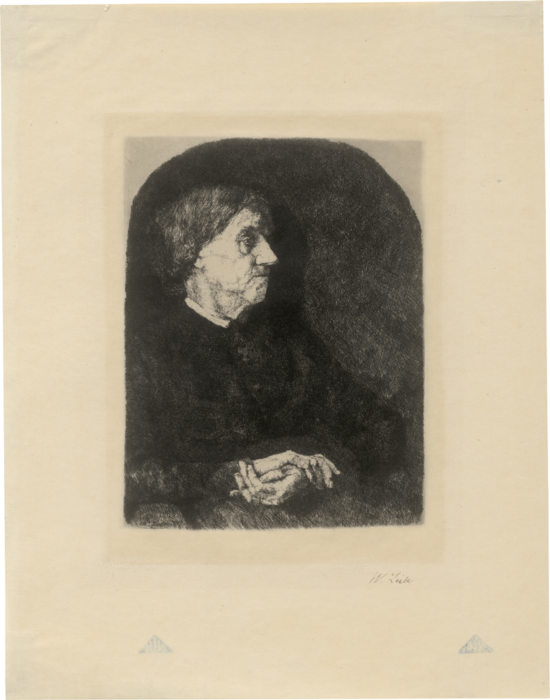 Lot 5394, Auction 126, Leibl, Wilhelm, Leibls Mutter