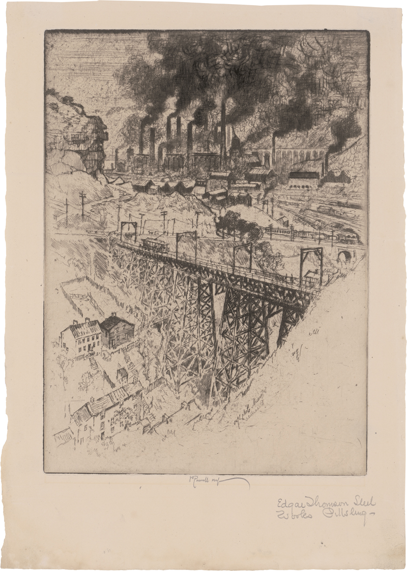 Lot 5402, Auction  126, Pennell, Joseph, Edgar Thomson Steel Works, Pittsburg