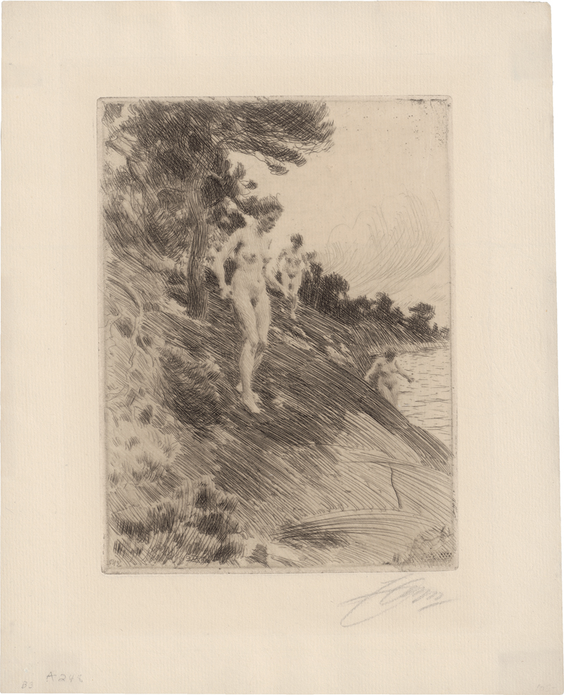 Lot 5416, Auction  126, Zorn, Anders, Erschrocken