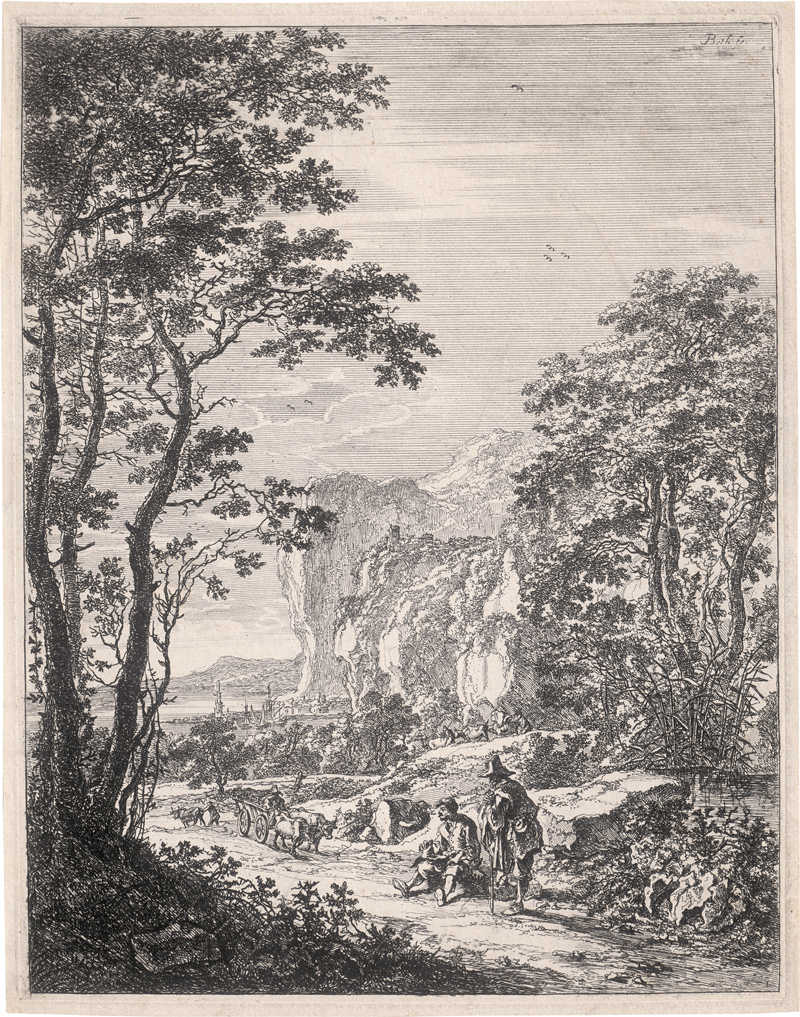 Lot 5510, Auction  126, Both, Jan, Die Landschaft mit dem Ochsenkarren