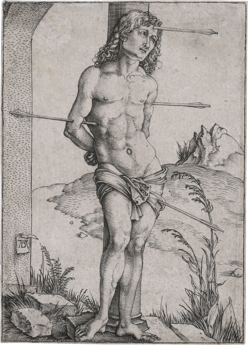Lot 5537, Auction  126, Dürer, Albrecht, Der hl. Sebastian an der Säule