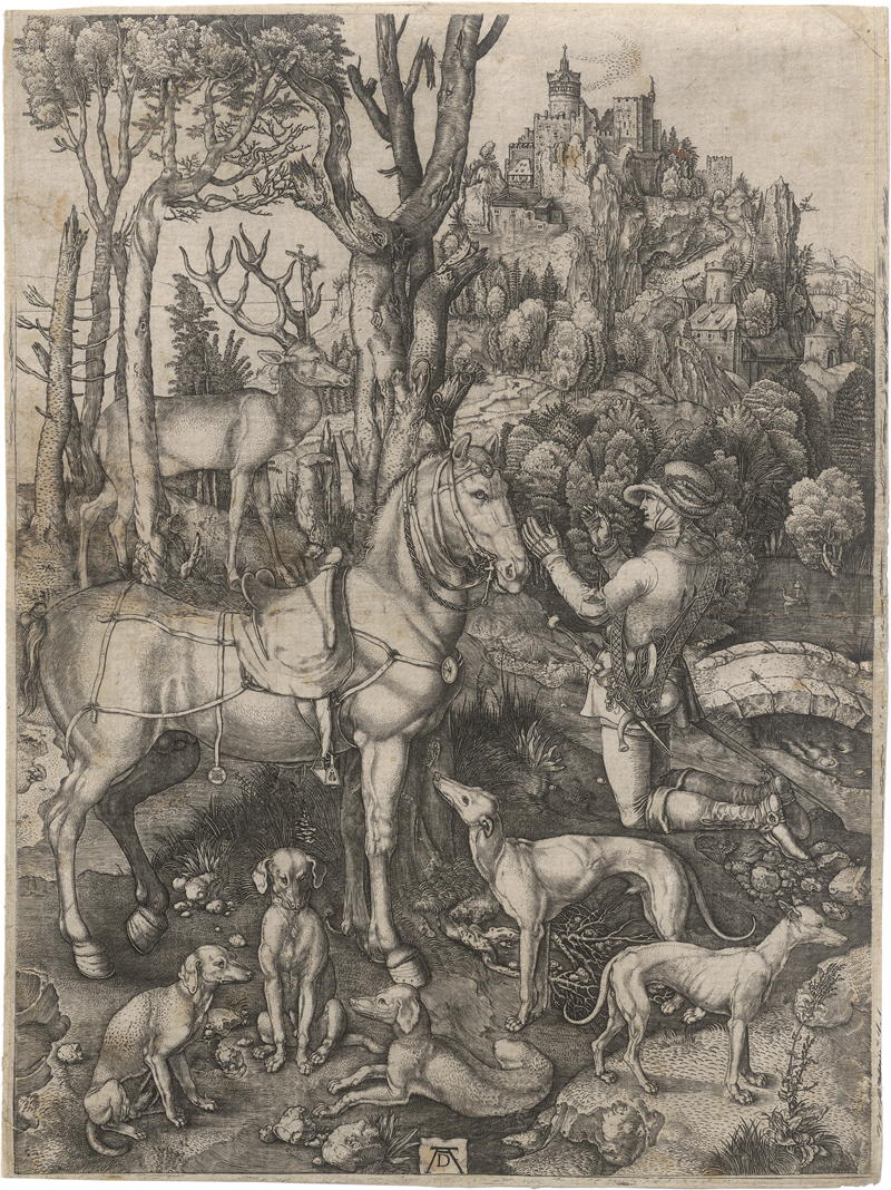 Lot 5548, Auction  126, Dürer, Albrecht - nach, Der hl. Hubertus, auch Eustachius genannt