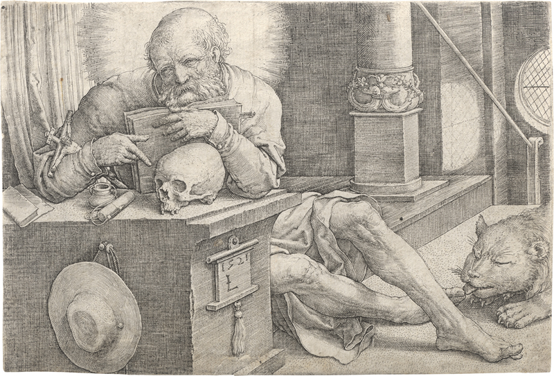 Lot 5612, Auction  126, Leyden, Lucas van, Der hl. Hieronymus im Gehäus