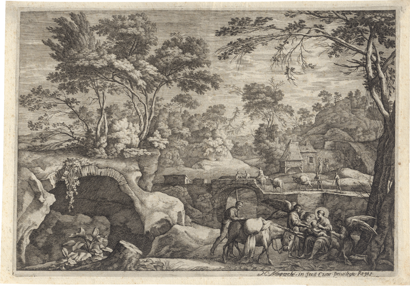 Lot 5624, Auction  126, Mauperché, Henri, Die Flucht nach Ägypten