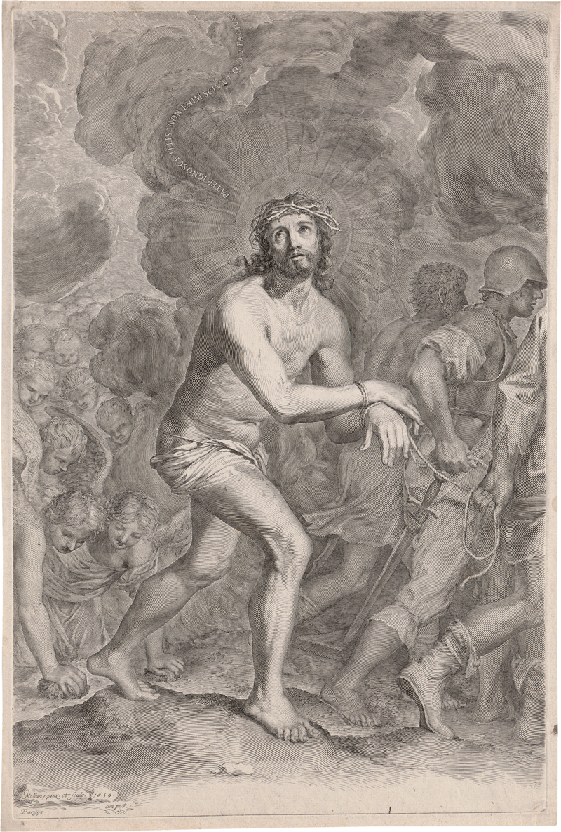 Lot 5625, Auction  126, Mellan, Claude, Christus wird zum Kreuz geführt