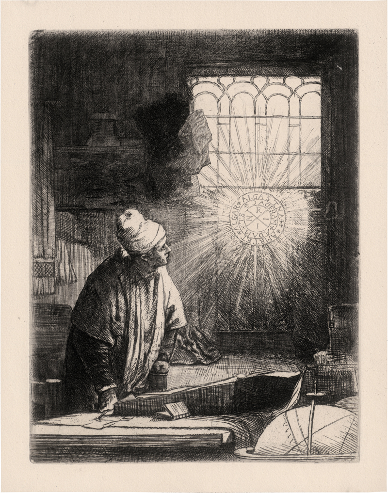 Lot 5680, Auction 126, Rembrandt Harmensz. van Rijn, Gelehrter in seiner Stube, genannt: Faust