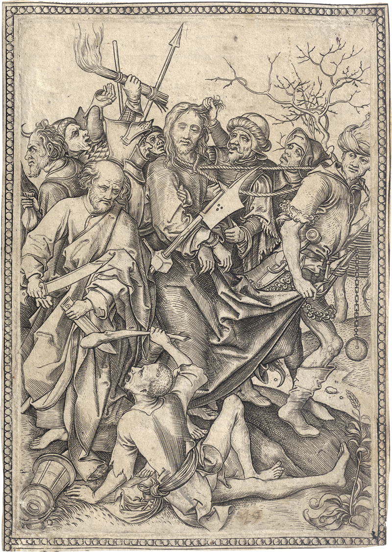 Lot 5693, Auction 126, Schongauer, Martin - nach, Die Gefangennahme Christi