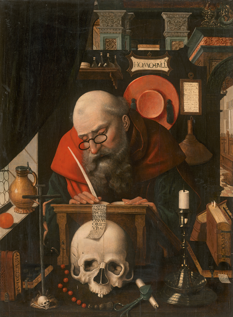 Lot 6003, Auction  126, Deutsch, Um 1550. Der hl. Hieronymus im Gehäus