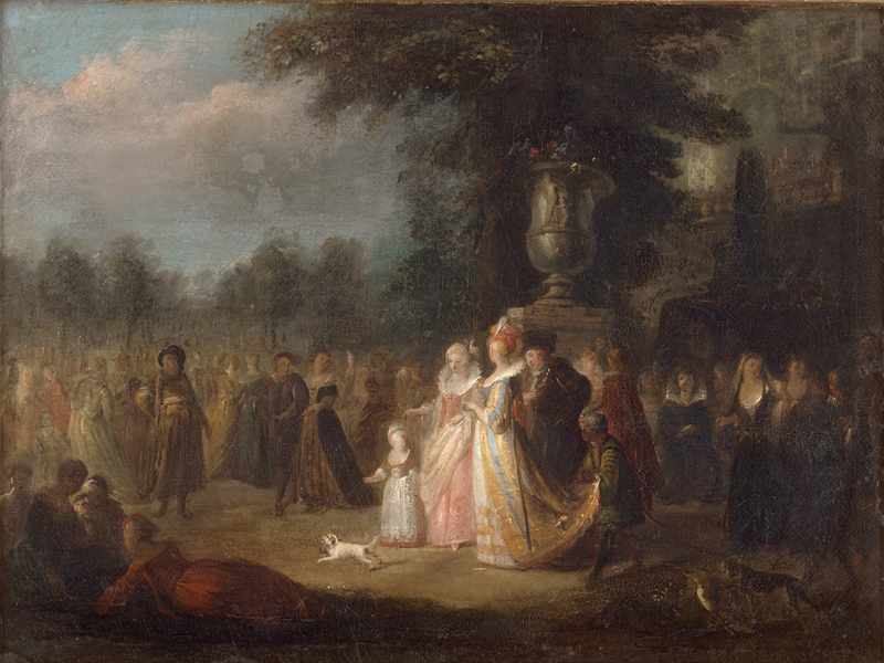 Lot 6040, Auction  126, Lancret, Nicolas - Umkreis, Galante Festgesellschaft im Park