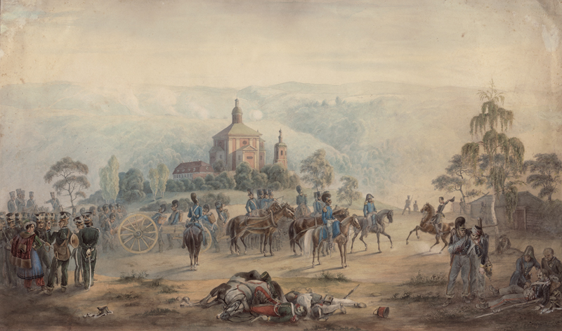 Lot 6629, Auction 126, Faber du Faur, Christian Wilhelm von, Aus dem Russlandfeldzug Napoleons 1812: Vor Smolensk