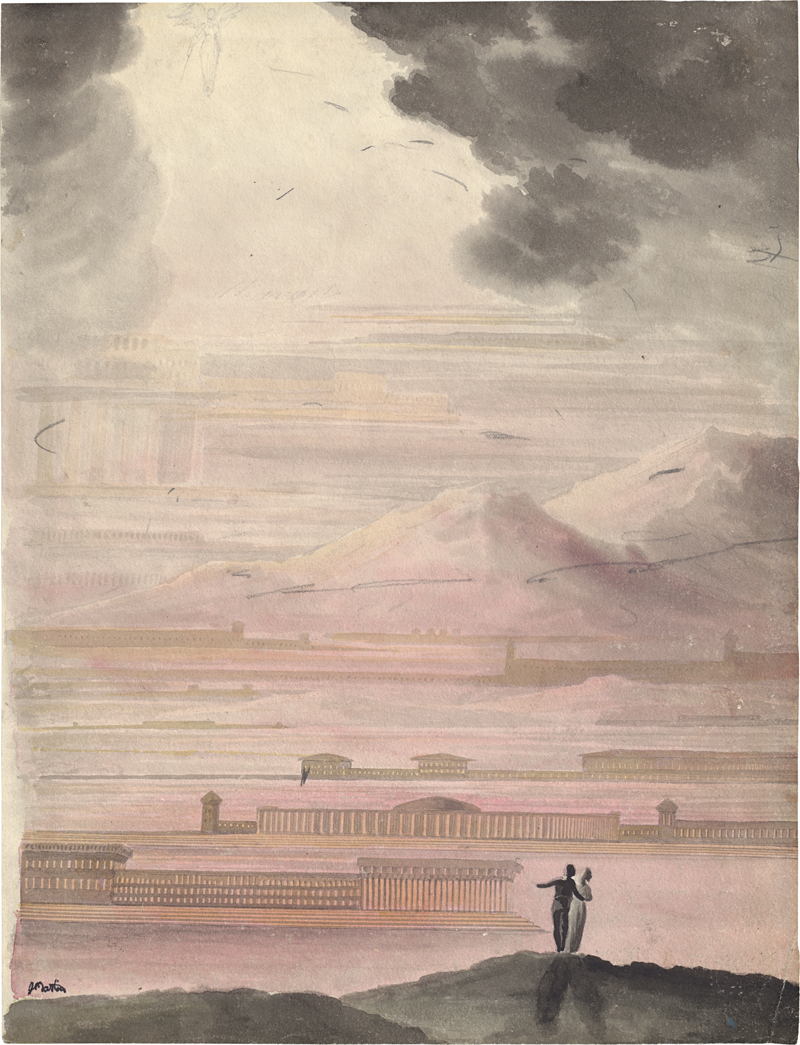 Lot 6643, Auction 126, Martin, John - Umkreis, Vision einer himmlischen Stadt