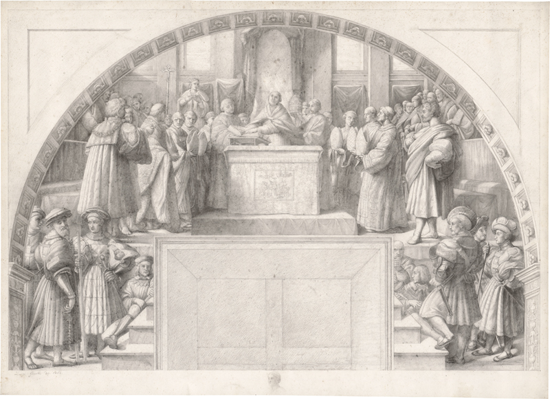 Lot 6702, Auction 126, Garelli, Luigi, Drei Fresken aus den Vatikanischen Stanzen