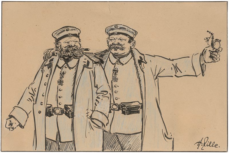 Lot 7042, Auction  126, Zille, Heinrich, Vadding in Frankreich: Korl und Vadding